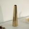 Uniquewise 8 Inch Contemporary Ceramic Cone Shape Table Vase Modern Shiny Looking Flower Holder, Gold QI004359.GD - alternate 4